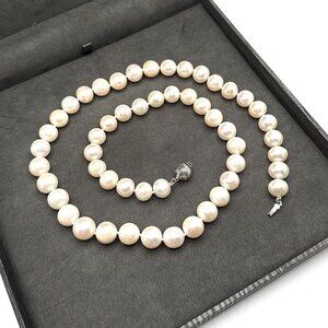 Imperial Pearls Freshwater Pearl Sterling Silver Beaded Necklace 24"